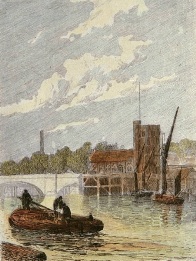 Putney Bridge etching