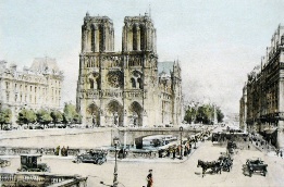 Notre Dame, Paris, etching