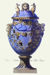 classical Vase, blue