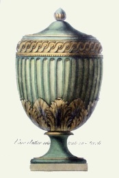 green classical urn