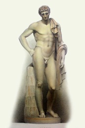 classical Marble Statue of male