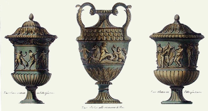 Classical And Designer Prints Classical Vases And Urns