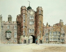 print of St. James Palace, london