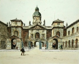 print of Horse Guards, london