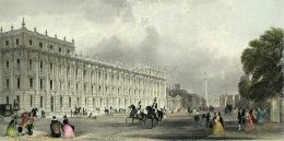 London, Treasury Office, Whitehall, engraving