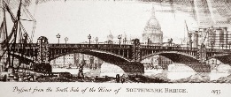 print of Southwark Bridge