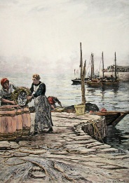 Herring Fishing, etching