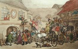 Old Angel Inn, Islington, Rowlandson