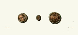 print of greek coins