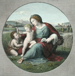 Virgin Infants Saviour, raphael