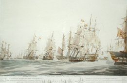 naval, capture of french squadron