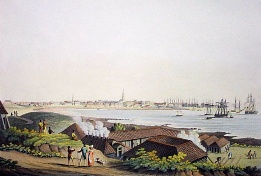 large print of peterhead after havell