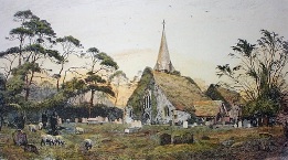 large print of Stoke Poges Church