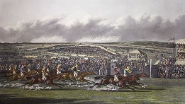 epsom, the derby, alken print