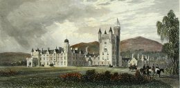 large print of balmoral castle after david law