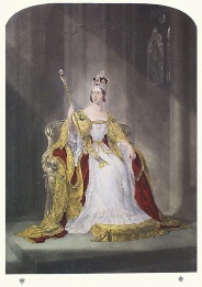 Queen Victoria in Coronation Robe