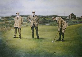 golfing print, deal, kent