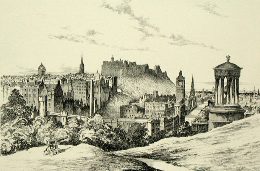 decorative picture of Edinburgh Castle