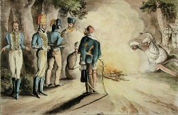 napoleonic soldiers at camp