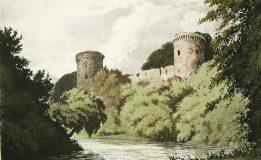 etching of Bothwell Castle