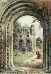 print of dryburgh abbey